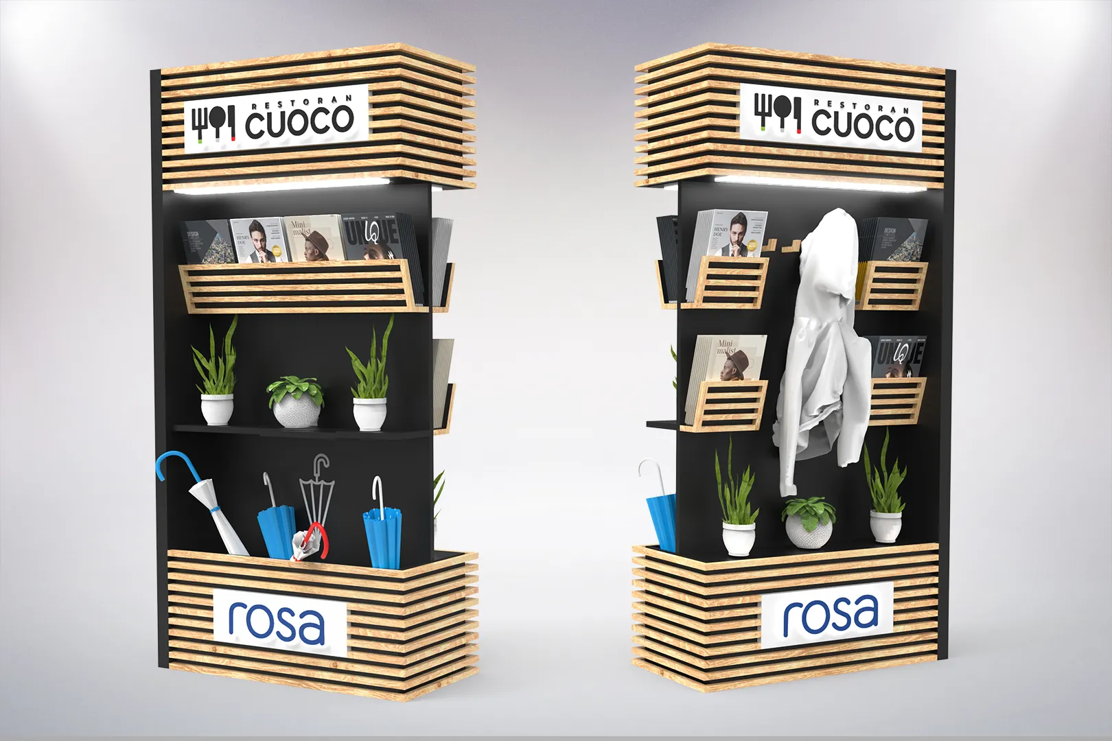 Rosa - Cuoco Entry Display
