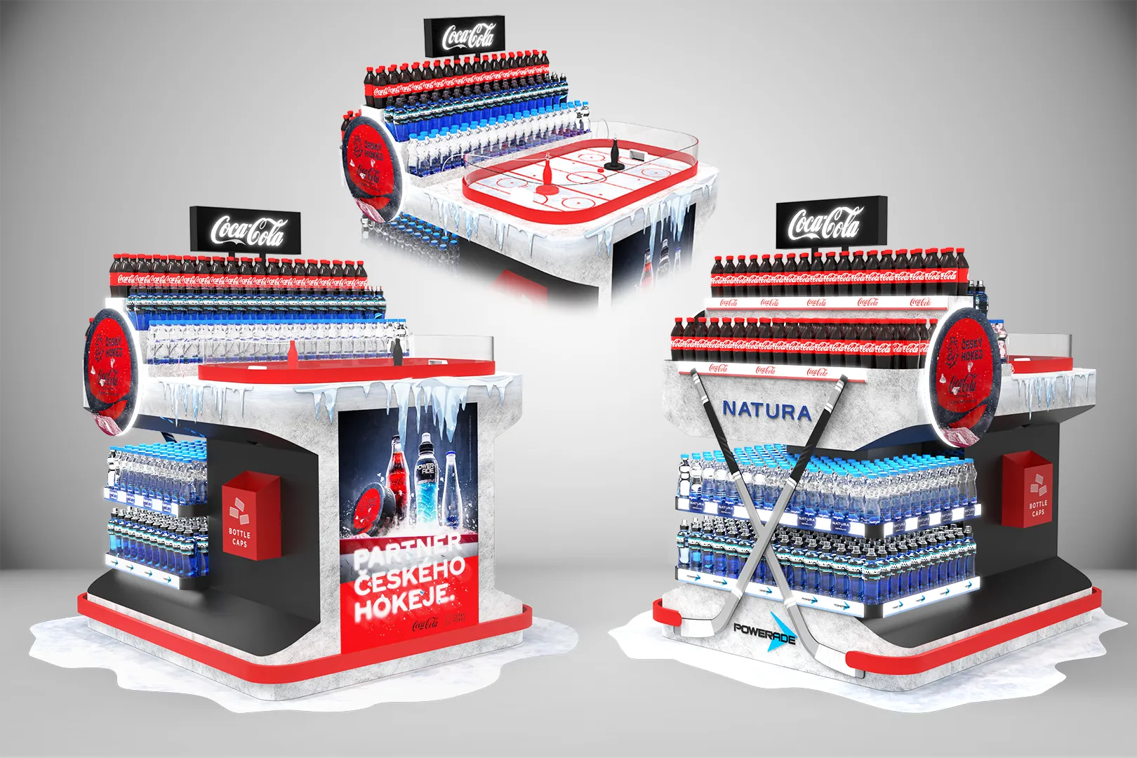 Coca Cola / Natura Hockey Display