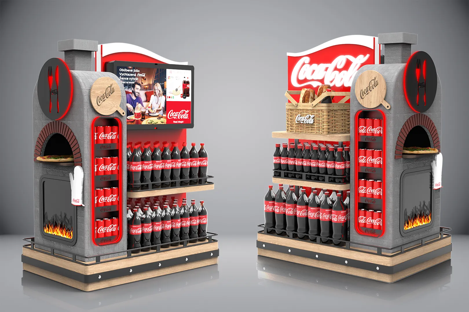 Coca Cola Coke N Meal Display
