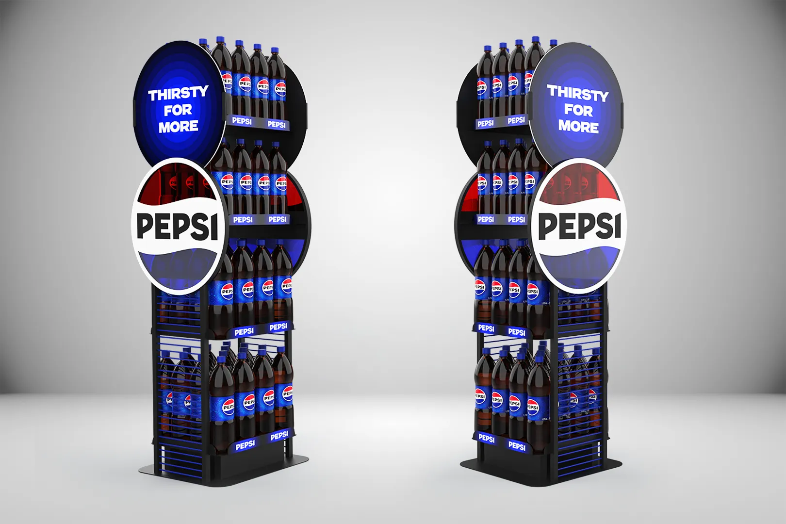 Pepsi 60x40 Metal Rack