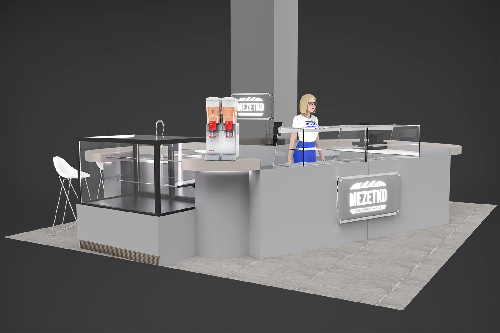 Mezetko Shopping Mall Booth